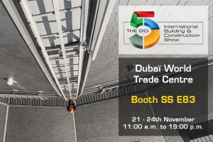 VERTIC è espositore per la prima volta al Big Five a Dubai!